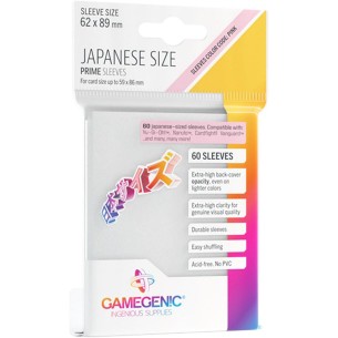 Small Japanese - Prime Sleeves - White (60 Bustine) - Gamegenic