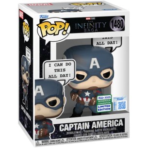 Funko Pop 1480 - Captain America - The Infinity Saga (Wondrous Convention 2025 Limited Edition)