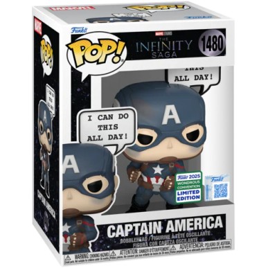 Funko Pop 1480 - Captain America - The Infinity Saga (Wondrous Convention 2025 Limited Edition)