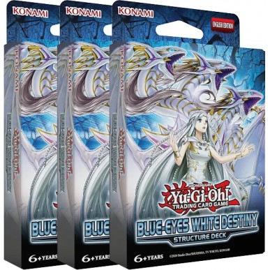 Blue-Eyes White Destiny - 3x Structure Deck (Unlimited - ENG)