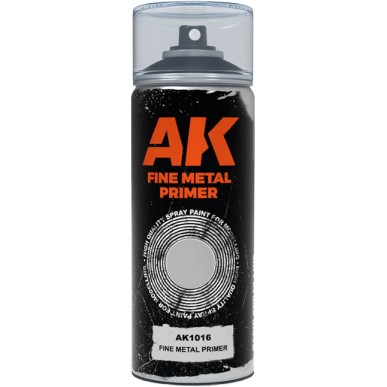 AK Spray - Fine Metal Primer (150 ml) - AK1016