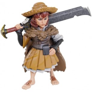 Deep Cuts Miniatures - Female Halfling Magus Low-Level 2