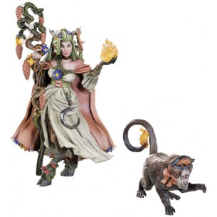 Critical Role Unpainted Miniatures - Fearne Calloway & Mister 2