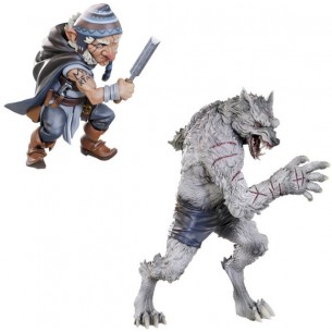 Critical Role Unpainted Miniatures - Chetney Pock O'Pea & Werewolf 2