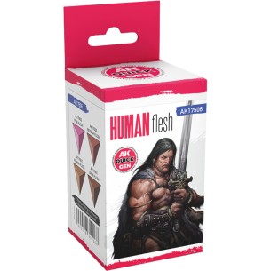 AK Quick Gen - Set di Pittura Human Flesh - AK17506