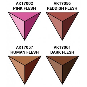 AK Quick Gen - Set di Pittura Human Flesh - AK17506 2
