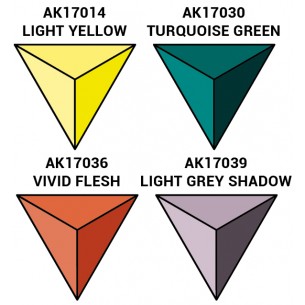 AK Quick Gen - Set di Pittura Elves - AK17512 2