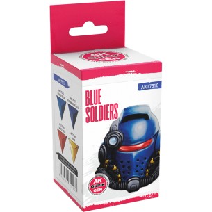 AK Quick Gen - Set di Pittura Blue Soldiers - AK17516