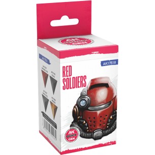 AK Quick Gen - Set di Pittura Red Soldiers - AK17518