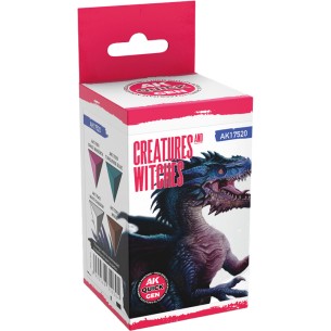 AK Quick Gen - Set di Pittura Creatures and Witches - AK17520