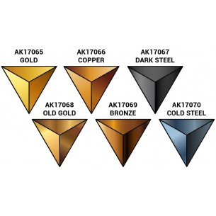 AK Quick Gen - Set di Pittura Metallics - AK17522 2