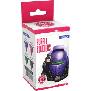 AK Quick Gen - Set di Pittura Purple Soldiers - AK17523