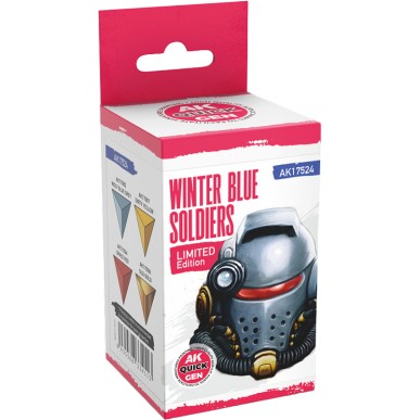 AK Quick Gen - Set di Pittura Winter Blue Soldiers - AK17524