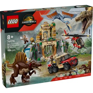 LEGO Jurassic World - 76976 - Missione Aerea con Spinosauro e Quetzalcoatlus