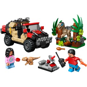 LEGO Jurassic World - 76972 - Fuga dal Raptor sul Fuoristrada 2