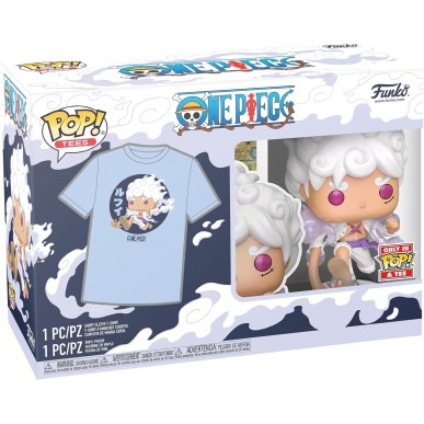 Funko Pop Tees - Luffy Gear Five + Tee (Taglia S) - One Piece