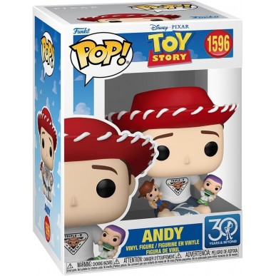 Funko Pop 1596 - Andy - Toy Story (30th Anniversary)