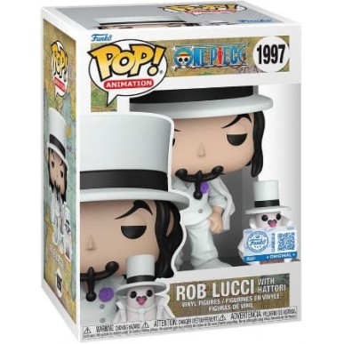 Funko Pop Animation 1997 - Rob Lucci with Hattori - One Piece (Special Edition)