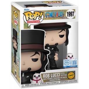 Funko Pop Animation 1997 - Rob Lucci with Hattori - One Piece (Special Edition) (Chase)