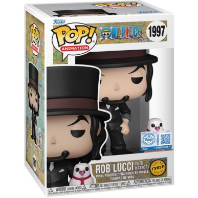 Funko Pop Animation 1997 - Rob Lucci with Hattori - One Piece (Special Edition) (Chase)