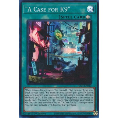"A Case for K9" (V.1 - Super Rare)