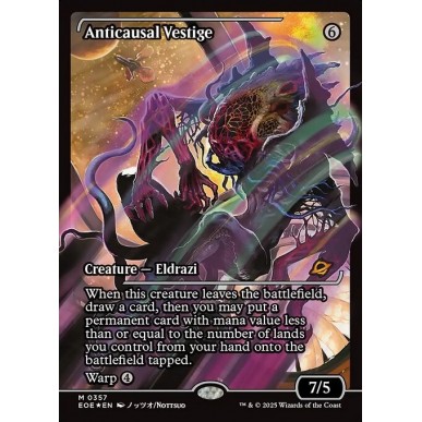 Anticausal Vestige