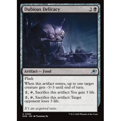 Dubious Delicacy
