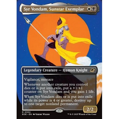 Syr Vondam, Sunstar Exemplar