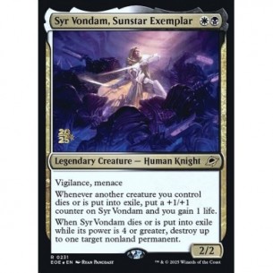 Syr Vondam, Sunstar Exemplar