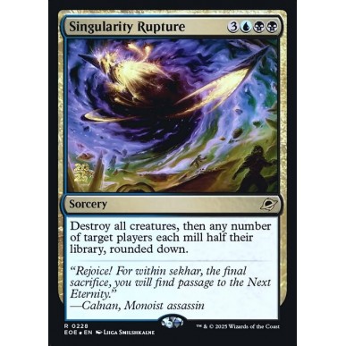 Singularity Rupture