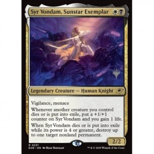 Syr Vondam, Sunstar Exemplar