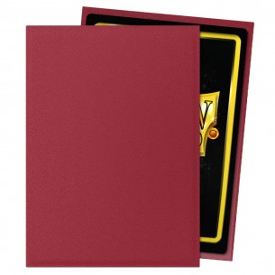 Standard - Matte Non-Glare Blood Red (100 bustine) - Dragon Shield 2