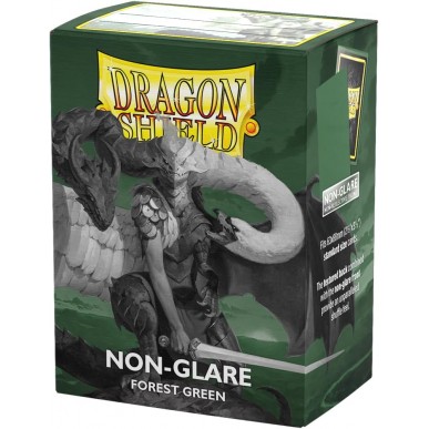 Standard - Matte Non-Glare Forest Green (100 bustine) - Dragon Shield