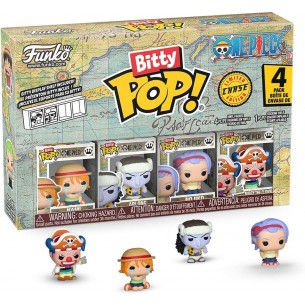 Funko Bitty Pop - One Piece 4 Pack - Nami / Arlong / Nojiko / Mystery (Chase)