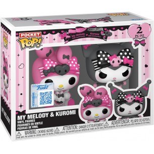 Funko Pocket Pop 2 Pack - My Melody & Kuromi - My Melody & Kuromi Anniversary