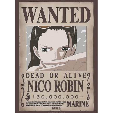 Poster - One Piece - Wanted Nico Robin (52 x 38 cm)