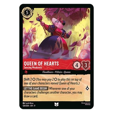 Queen of Hearts - Sensing Weakness