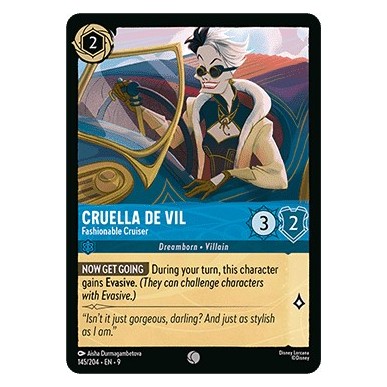 Cruella De Vil - Fashionable Cruiser