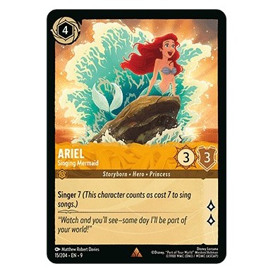 Ariel - Sirena Canterina