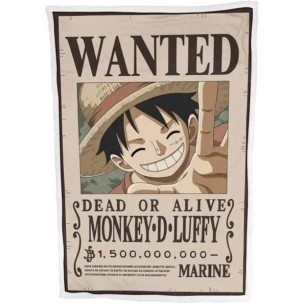 Coperta in Pile - One Piece - Monkey D. Luffy