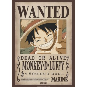 Set di 2 Poster - One Piece - Wanted Monkey D. Luffy & Portgas D. Ace (52 x 38 cm) 2