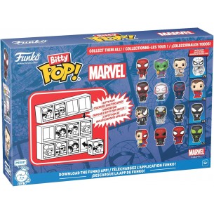 Funko Bitty Pop - Marvel 4 Pack - Peter Parker/Spider-Man / Superior Spider-Man / Spider-Man / Mystery (Chase) 2