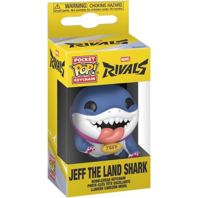 Funko Pop Keychain - Jeff the Land Shark - Marvel Rivals
