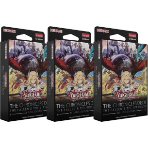 3x The Chronicles Deck: The Fallen & The Virtuous - All-Foil Edition (1a Edizione - ITA)