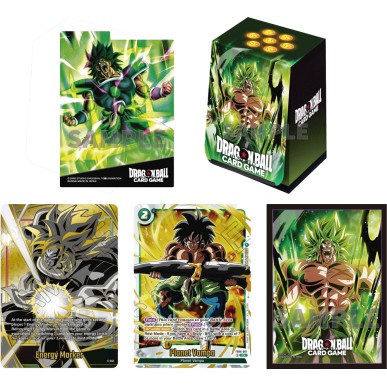 Dragon Ball Super Card Game - Set di Accessori 04 Broly (64 Bustine, FB06-067 e Card Case - ENG)