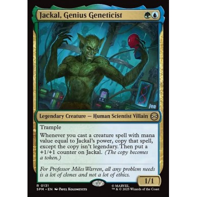 Jackal, Genius Geneticist Jackal, Genius Geneticist