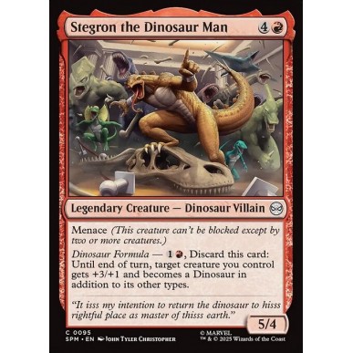 Stegron the Dinosaur Man
