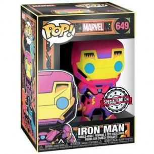 Funko Pop 649 - Iron Man Black Light - Marvel (Special Edition) POP!