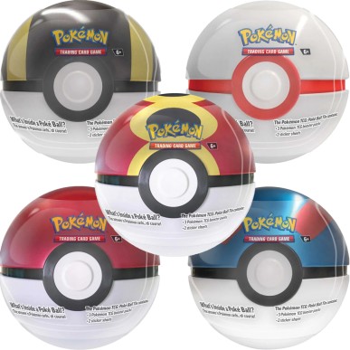 Pokémon Tin Poké Ball 2025 - Bundle 5 Ball (ITA)