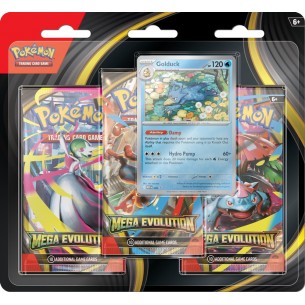 Megaevolution - 3 Pack Blister - Golduck (ENG)